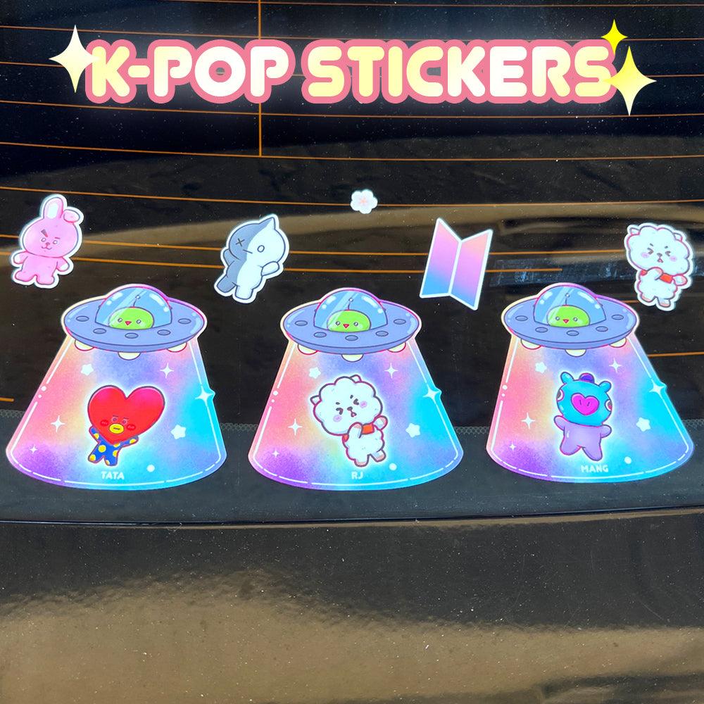 K-Pop Decals - This features kawaii anime sticker car decal which is great for car windows sticker, laptop sticker and phone sticker - Nekodecal