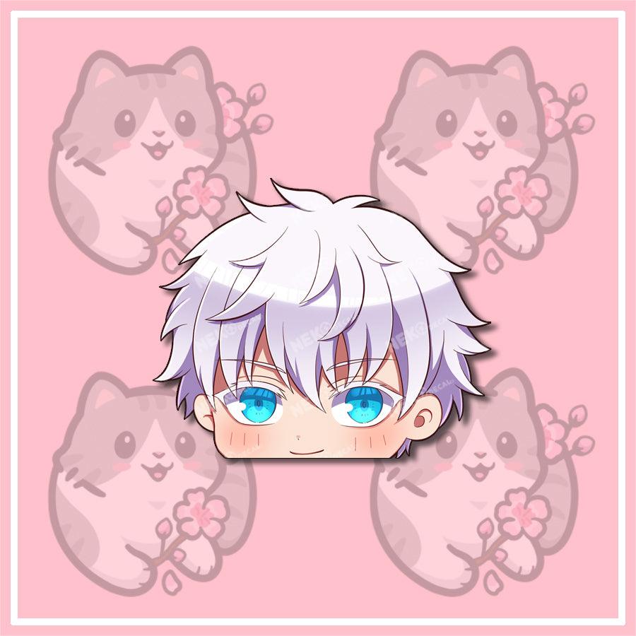 Chibi JJK Stickers - This image features cute anime car sticker decal which is perfect for laptops and water bottles - Nekodecal