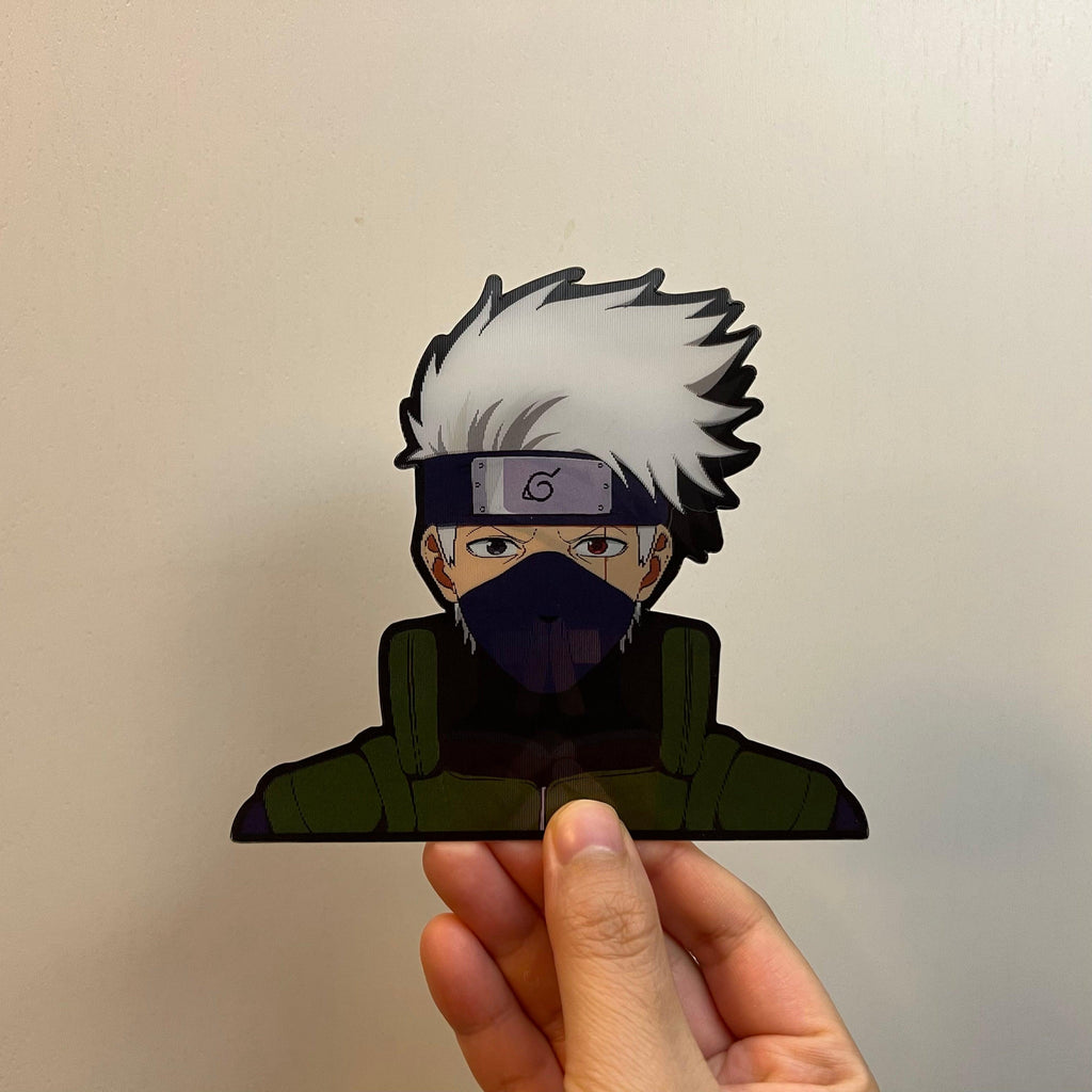 Kakashi Motion Stickers - This image features cute anime car sticker decal which is perfect for laptops and water bottles - Nekodecal