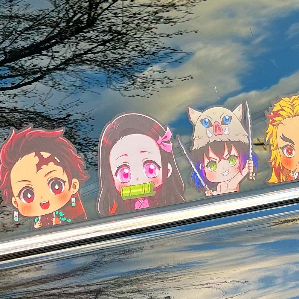 Anime Sticker Auto Anime Sticker for Macbook, iPad, Car, Laptop, Hydroflask, Gifts, Book ...