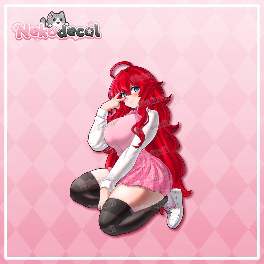 School DxD Stickers - This image features cute anime car sticker decal which is perfect for laptops and water bottles - Nekodecal