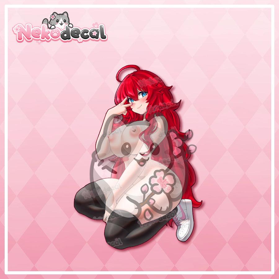 School DxD Stickers - This image features cute anime car sticker decal which is perfect for laptops and water bottles - Nekodecal