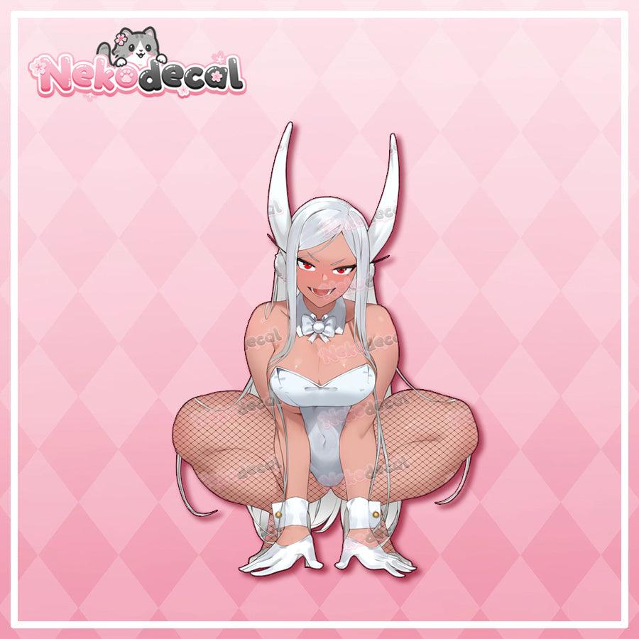 Seductive Bunny Stickers - This image features cute anime car sticker decal which is perfect for laptops and water bottles - Nekodecal