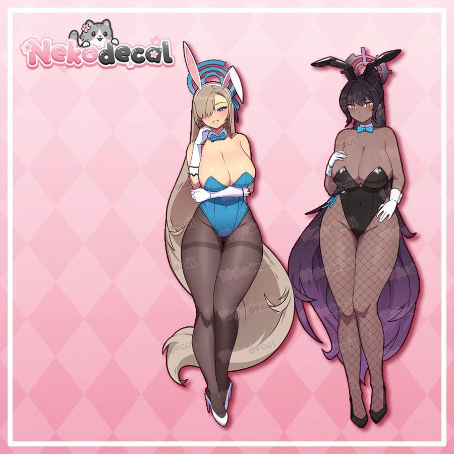 Bunny Suit NSFW Lewd Anime Girl Waifu Stickers and Car Decals Nekodecal Bunny Suit NSFW Lewd Anime Girl Waifu Stickers and Car Decals Nekodecal