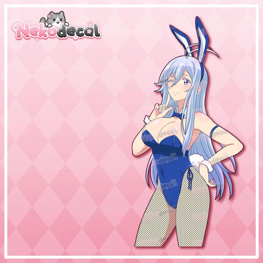 Bikini Bunny Gal Stickers - This image features cute anime car sticker decal which is perfect for laptops and water bottles - Nekodecal