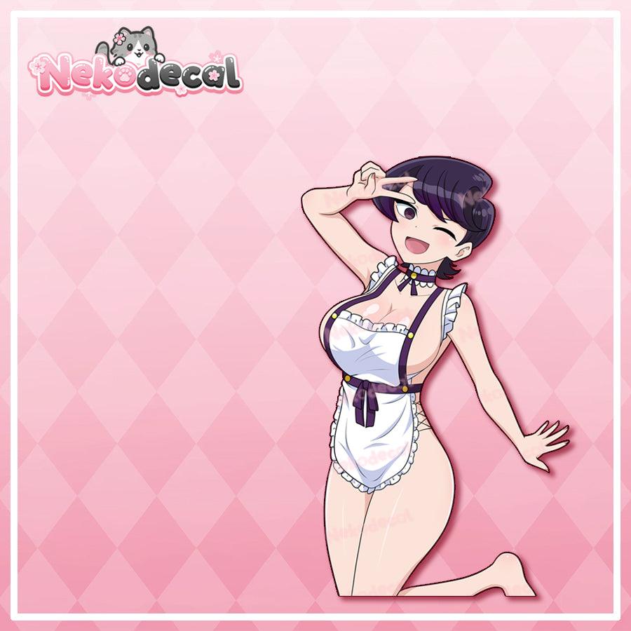 Apron Bunny MILF Stickers - This image features cute anime car sticker decal which is perfect for laptops and water bottles - Nekodecal