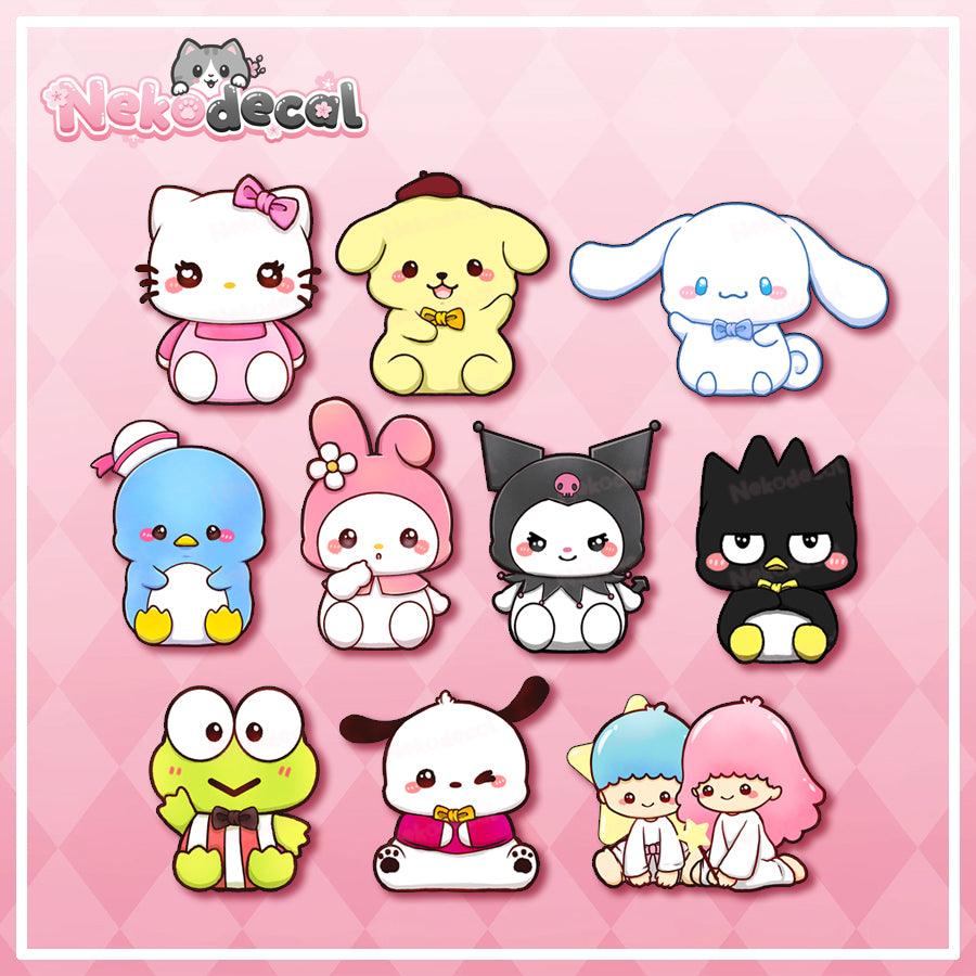 Best Friend Peekers - This image features cute anime car sticker decal which is perfect for laptops and water bottles - Nekodecal