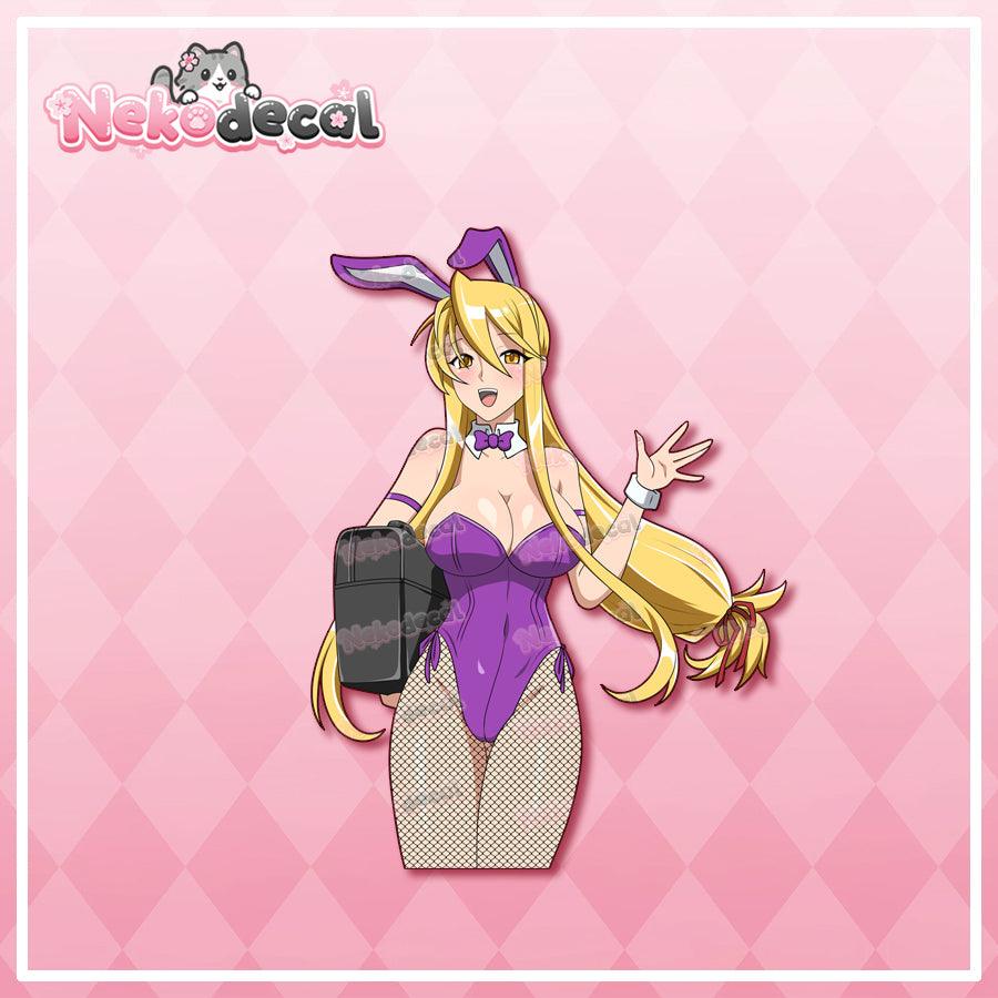 Bunny HSOTD Stickers - This image features cute anime car sticker decal which is perfect for laptops and water bottles - Nekodecal