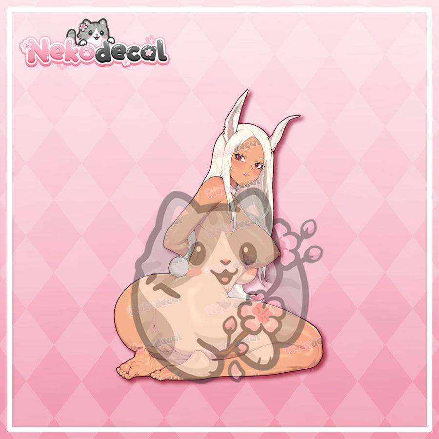 Bunny M & M Stickers - This image features cute anime car sticker decal which is perfect for laptops and water bottles - Nekodecal