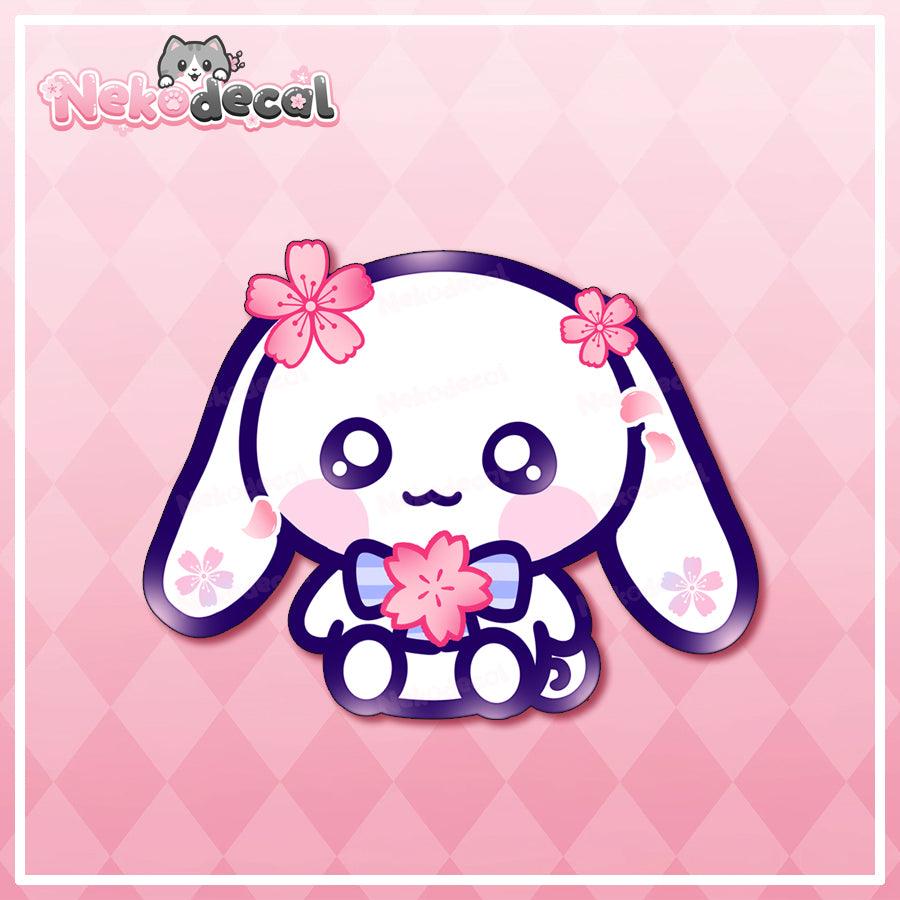Cherry Blossom Best Friend Peekers - This image features cute anime car sticker decal which is perfect for laptops and water bottles - Nekodecal