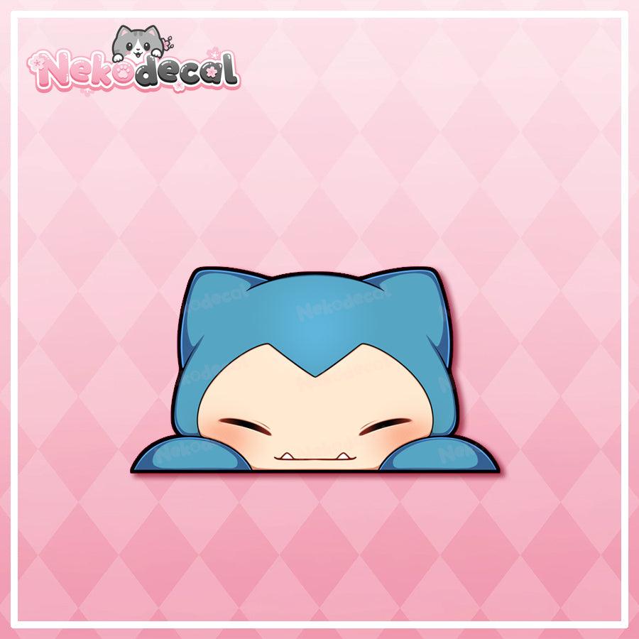 Classic Peekers - This image features cute anime car sticker decal which is perfect for laptops and water bottles - Nekodecal
