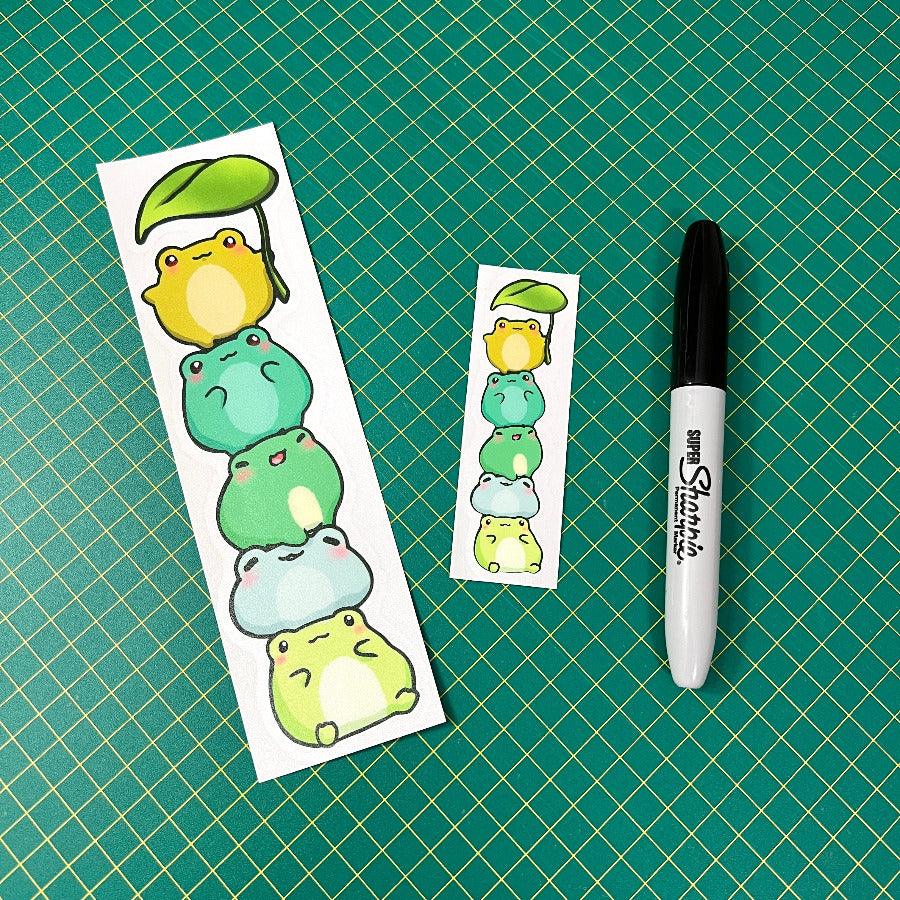 Cute Animal Pillar Stickers - This image features cute anime car sticker decal which is perfect for laptops and water bottles - Nekodecal