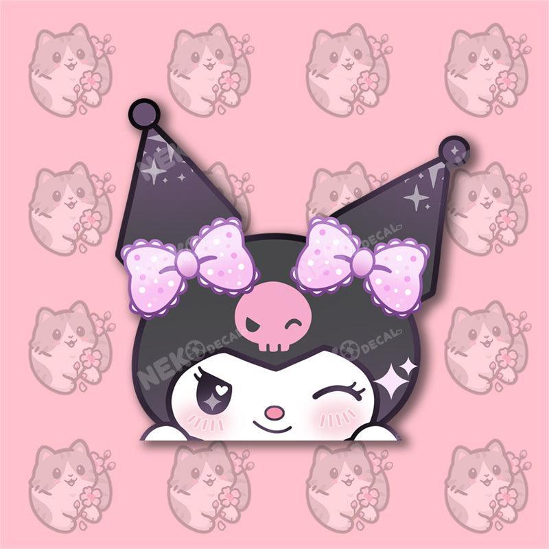 Cute Friends Peekers - This image features cute anime car sticker decal which is perfect for laptops and water bottles - Nekodecal