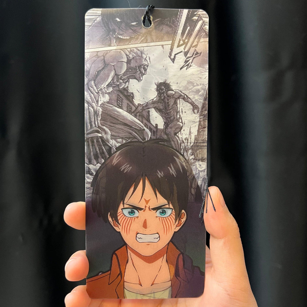 Eren Motion Bookmarks - This image features cute anime car sticker decal which is perfect for laptops and water bottles - Nekodecal