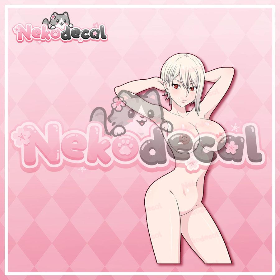 Food Waifu Stickers - This image features cute anime car sticker decal which is perfect for laptops and water bottles - Nekodecal