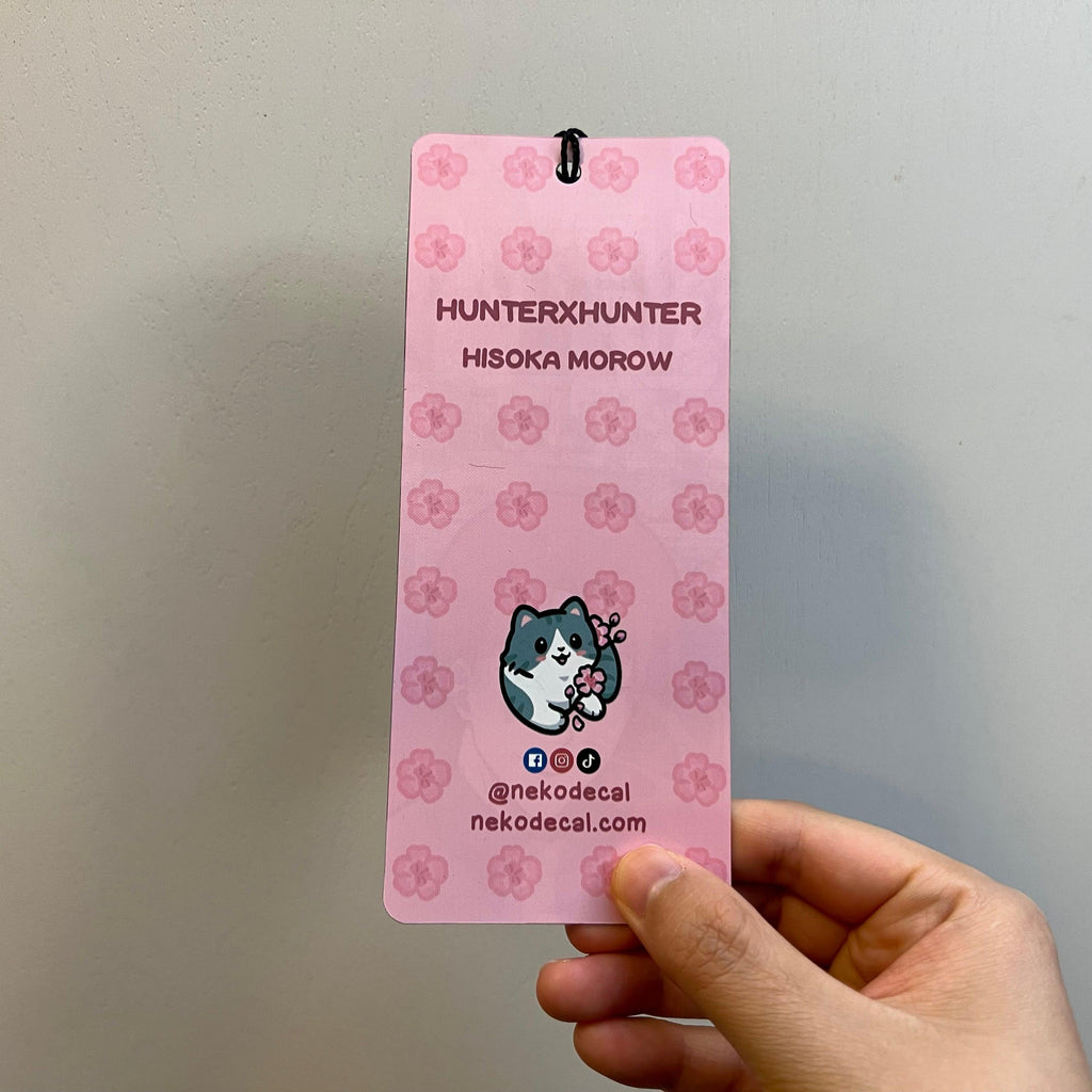 Hisoka Motion Bookmarks - This image features cute anime car sticker decal which is perfect for laptops and water bottles - Nekodecal