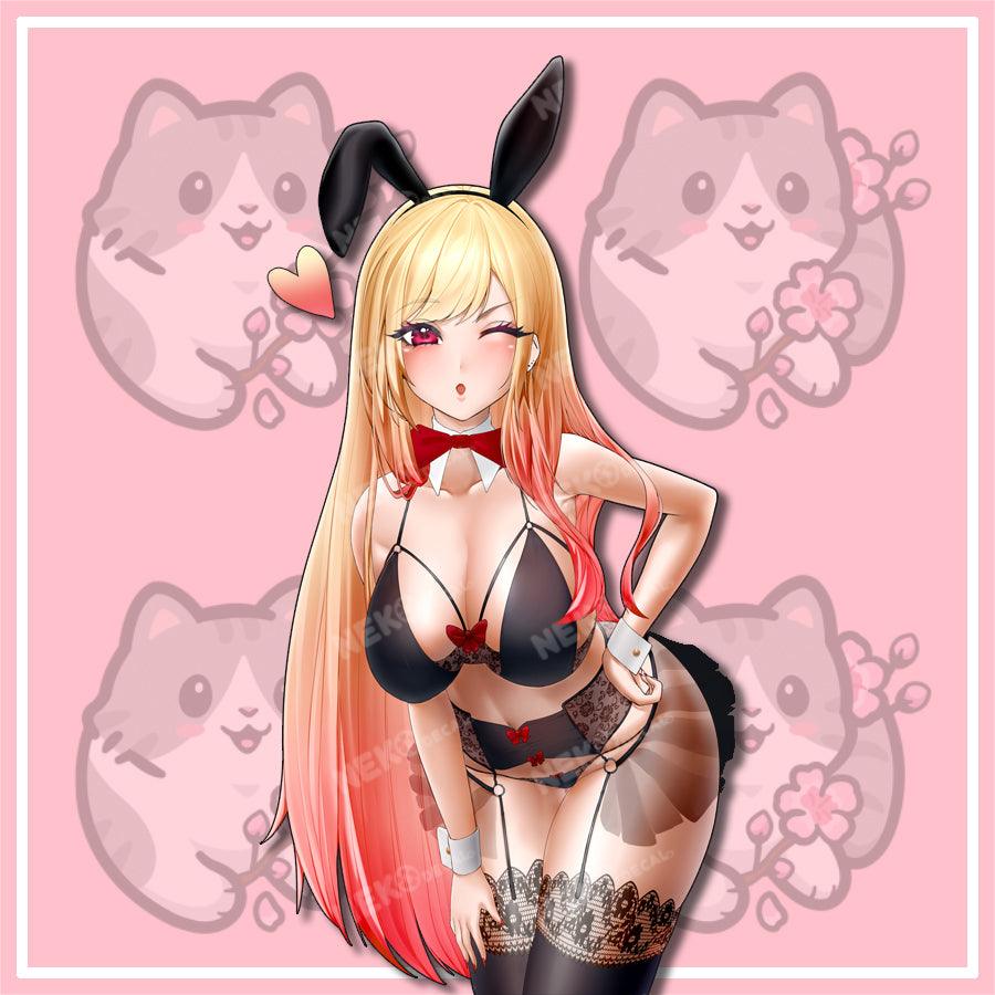 Lingerie Stickers - This image features cute anime car sticker decal which is perfect for laptops and water bottles - Nekodecal