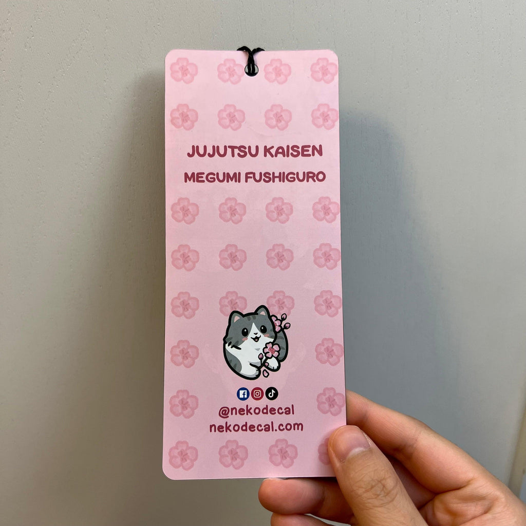 Megumi Motion Bookmarks - This image features cute anime car sticker decal which is perfect for laptops and water bottles - Nekodecal