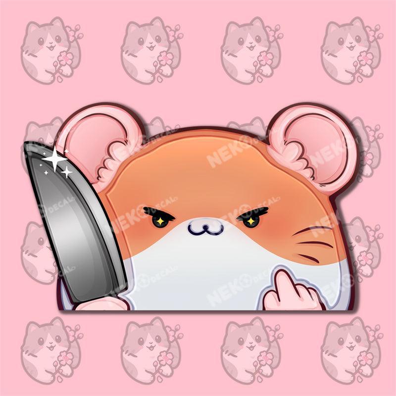 Psycho Animal Peekers - This image features cute anime car sticker decal which is perfect for laptops and water bottles - Nekodecal