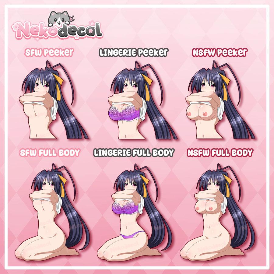 Shirt Up Stickers - This image features cute anime car sticker decal which is perfect for laptops and water bottles - Nekodecal