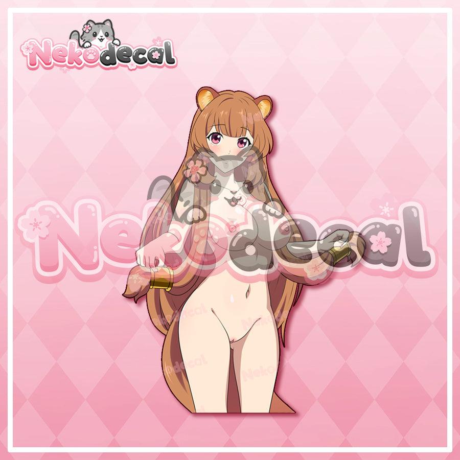 Virgin Destroyer Sweater Stickers 2 - This image features cute anime car sticker decal which is perfect for laptops and water bottles - Nekodecal